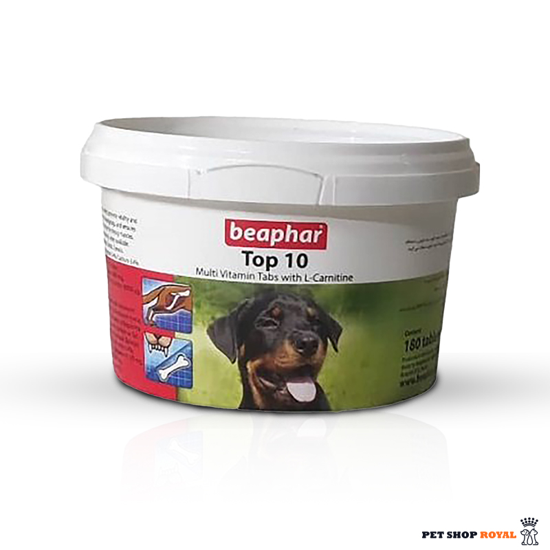 قرص تاپ تن سگ بیفار 180 عددی | Top10 beaphar Dog