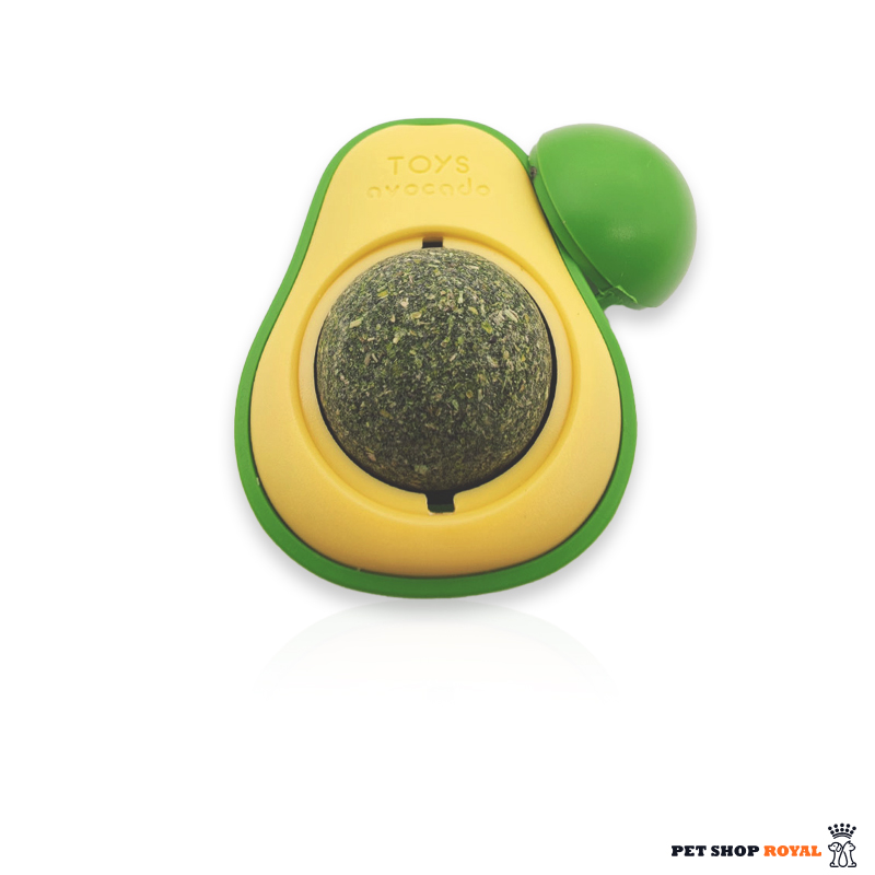 کت نیپ دیواری گربه مدل آووکادو | Catnip Ball Toys Simulation Avocado